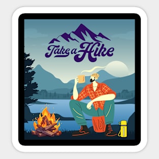 Take a hike Sticker